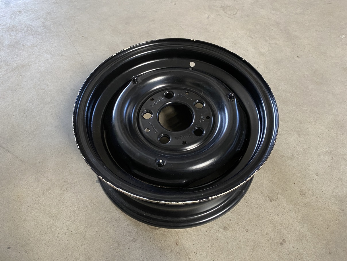 STAHLFELGE 5x13 "SÜDRAD" W110 W111 PONTON 190SL